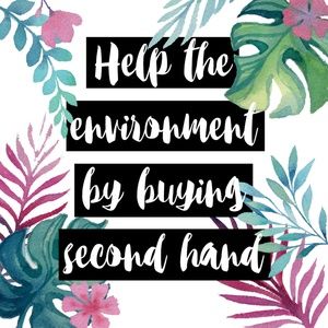 Second Hand Fashion is Eco Friendly!